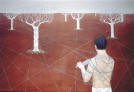 "Confusion"  145 x 180 cm  oleo sobre tabla. 2004  Inmaculadad Naranjo